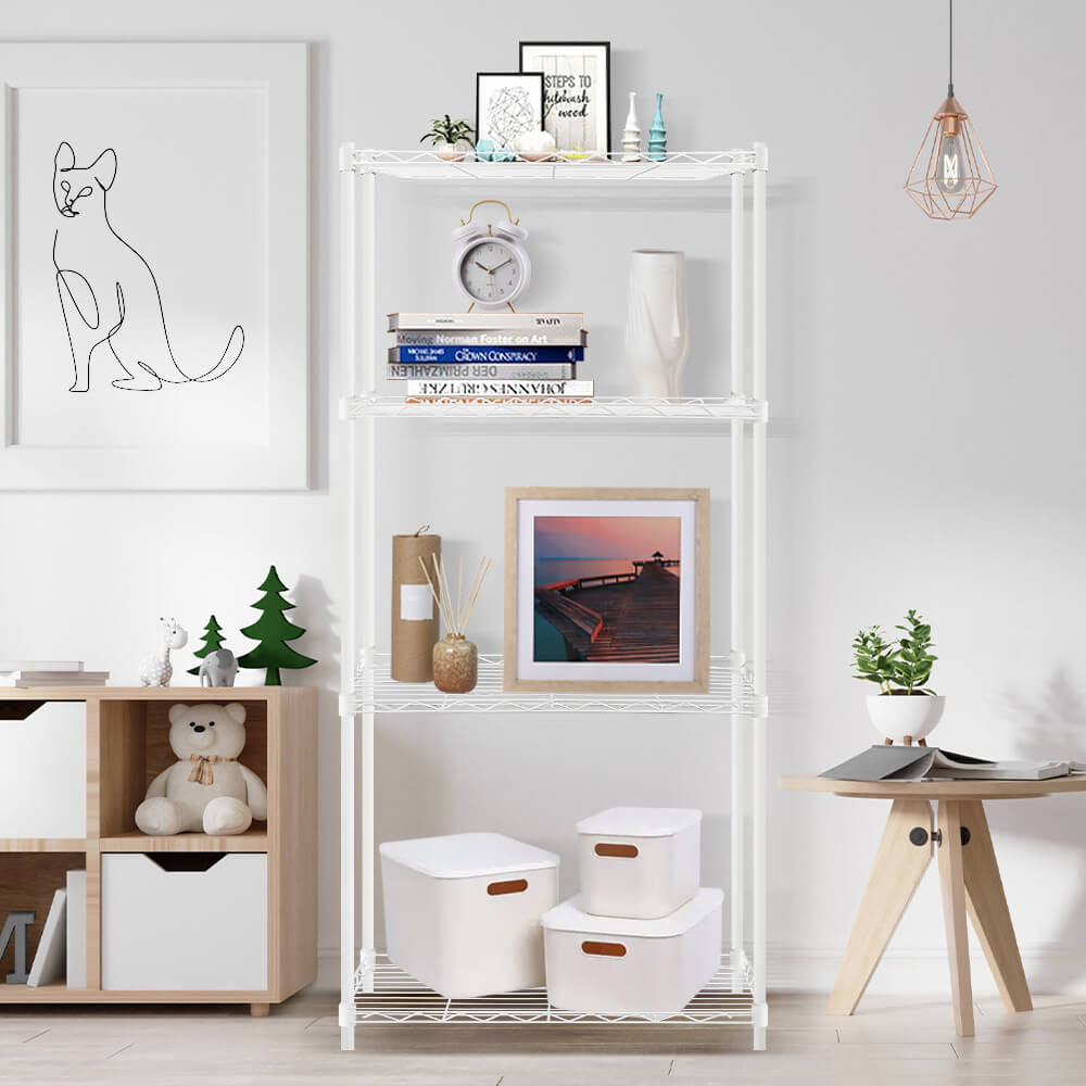 ชั้นวางของ 4 ชั้น INNHOME รุ่น Z4 ขนาด 56 ซม. สีขาว_6